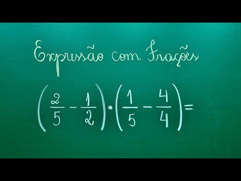 FRAÇÃO - EXPRESSÃO COM FRAÇÕES - Professora Angela Matemática