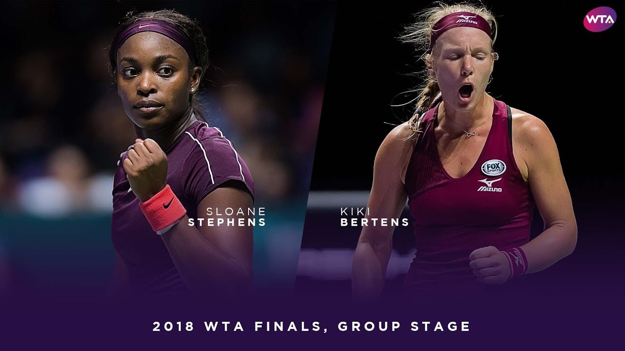 Sloane Stephens vs. Kiki Bertens | 2018 WTA Finals Singapore Round Robin | WTA Highlights