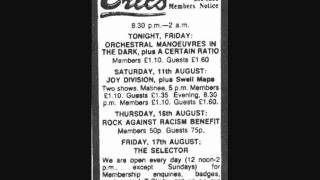 Joy Division Colony Eric&#39;s Liverpool 11.08.1979.wmv