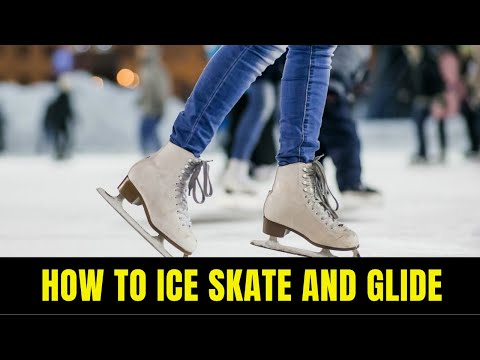 How To Ice Skate And Glide For Beginners  | ice skating technique | #shorts