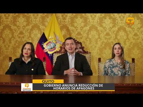 Gobierno anuncia reducción de horarios de apagones