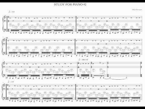 Johan Svensson: study for piano #2 (2015)
