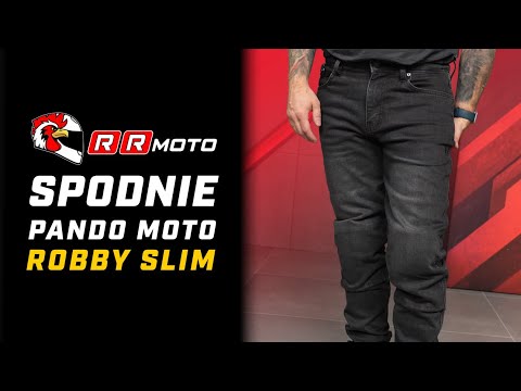PANDO MOTO ROBBY SLIM _ jeansy motocyklowe o dopasowanym kroju i z certyfikatem AA