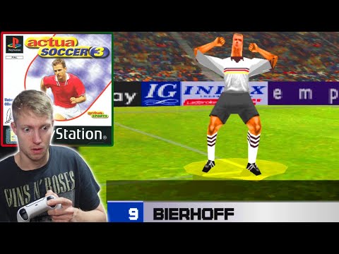DIE FIFA KONKURRENZ? Actua Soccer 3 🕹️ (PS1) Gameplay - Angezockt (1998)