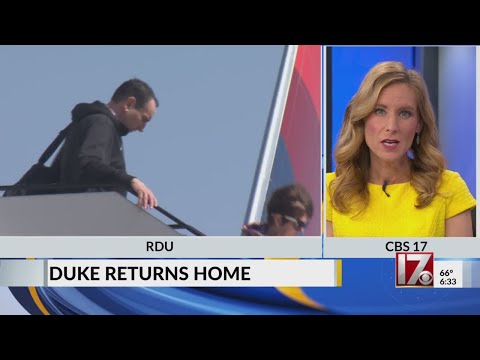 Duke and Coach K return to Durham after loss to UNC in Final Four