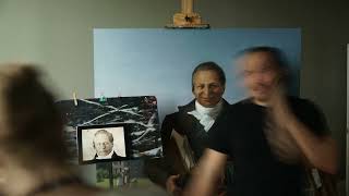 Katie Runde paints a portrait of Alexander Twilight