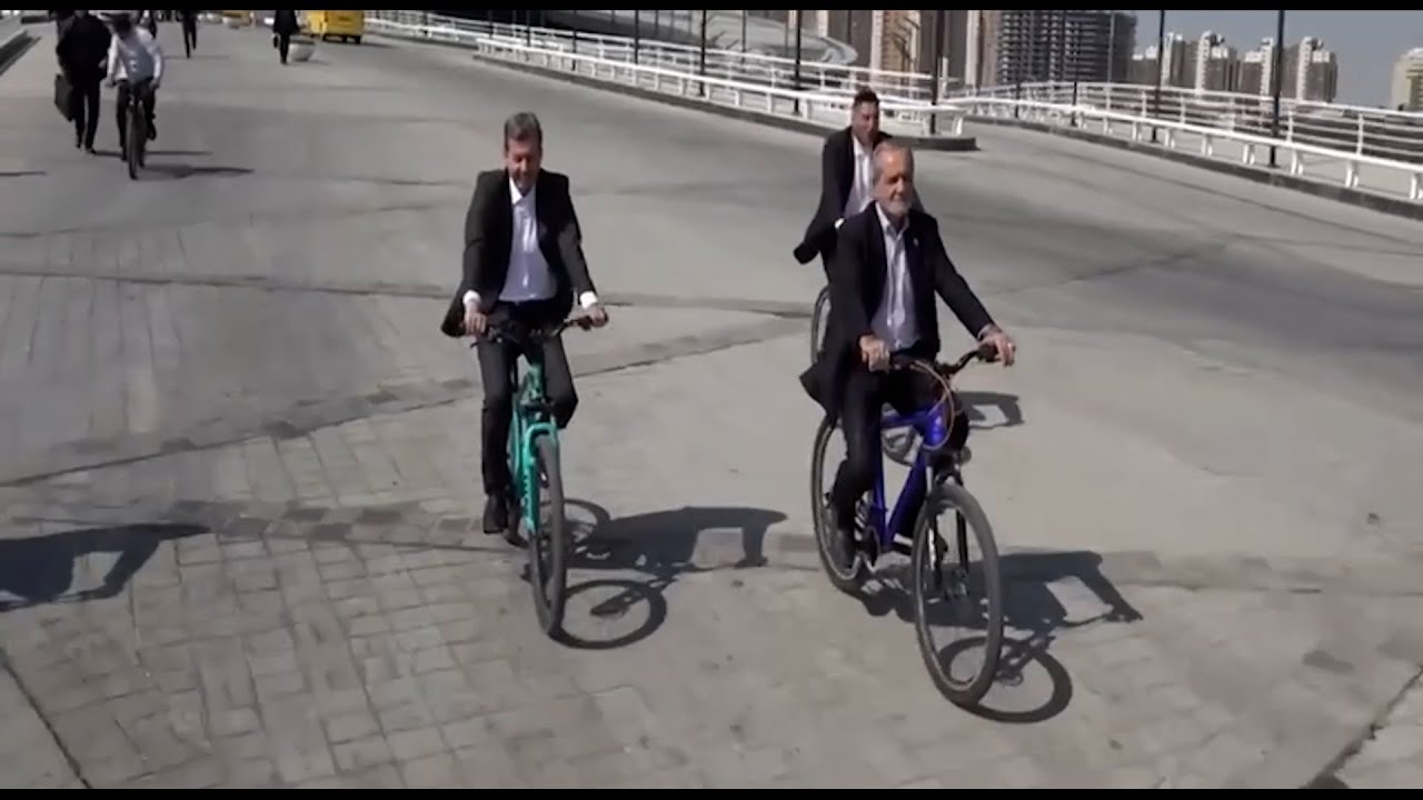 Իրանի նախագահ Մասուդ Փեզեշքիանը Սպահանում հեծանիվ է վարել: