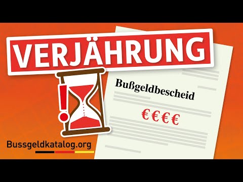 Fine notice - Statute of limitations: When does it start? 🗓️ - bussgeldkatalog.org