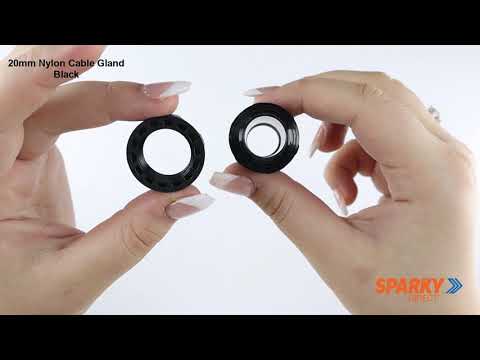 Matelec 20mm Nylon Cable Gland | Black