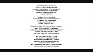 MOONSPELL - ...Of Dream and Drama (Midnight Ride) [LYRICS ON SCREEN]