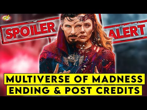 Dr Strange In The Multiverse of Madness Ending & Post Credit Scene Explained || ComicVerse