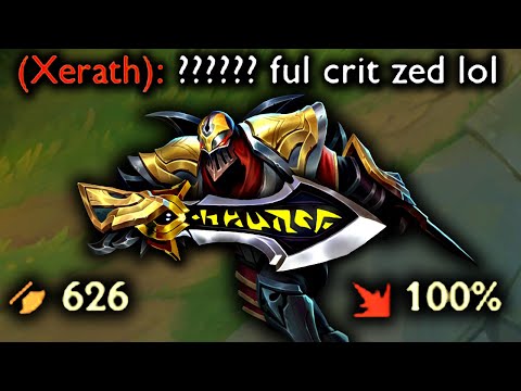 NERF FULL CRIT ZED IN SEASON 11
