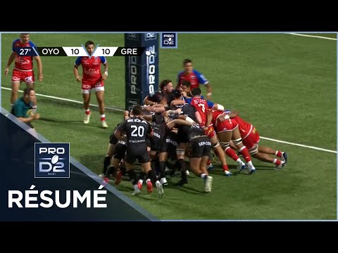 PRO D2 - Résumé Oyonnax Rugby-FC Grenoble Rugby: 46-13 - J03 - Saison 2022/2023