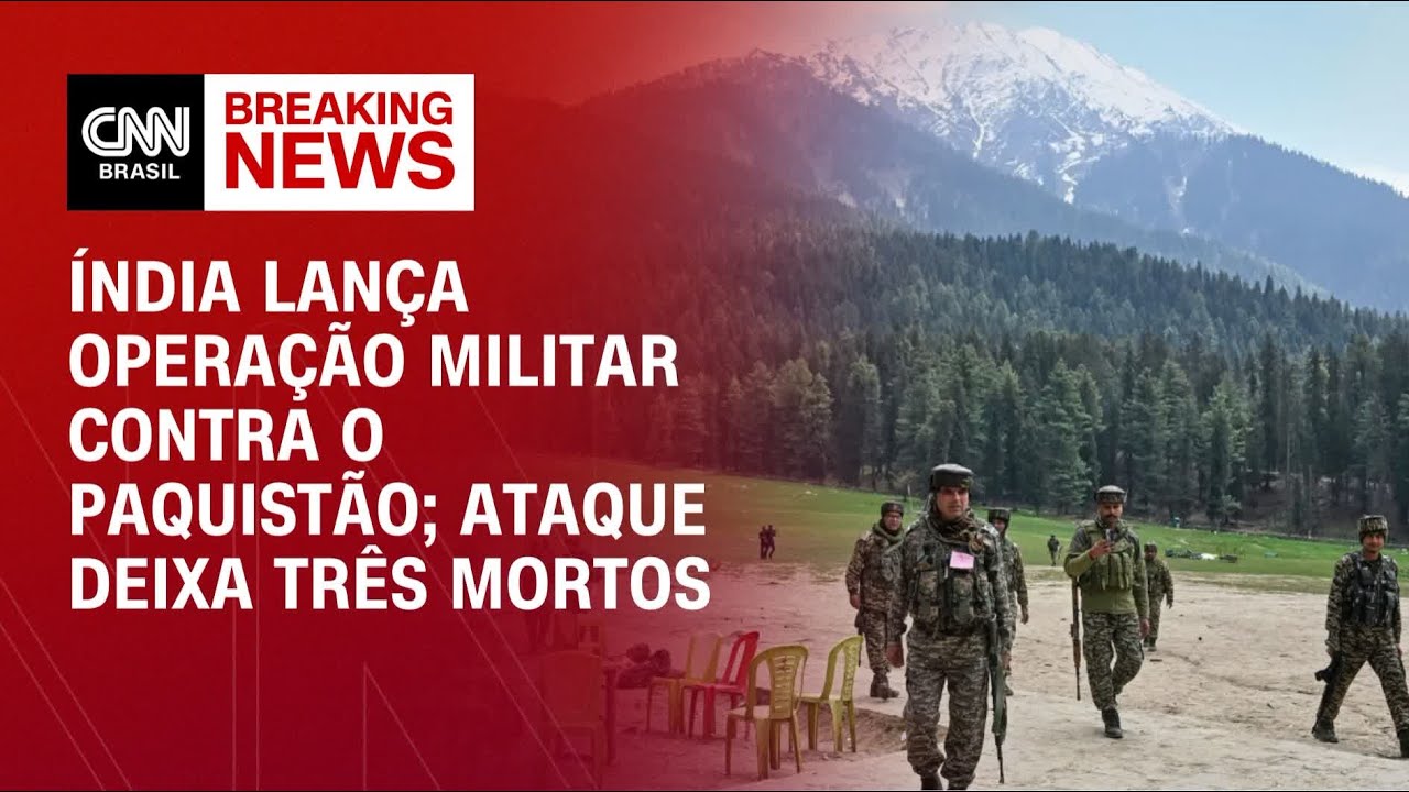 Índia ataca Paquistão e deixa três mortos | CNN ARENA