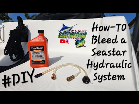 How to Bleed a Seastar Hydraulic System, Easy & Simple #diy