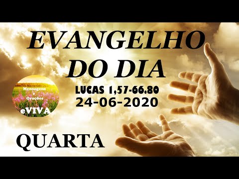 GOSPEL OF THE 24TH OF JUNE Narrated and Commented - DAILY LITURGY - TODAY EVIVA