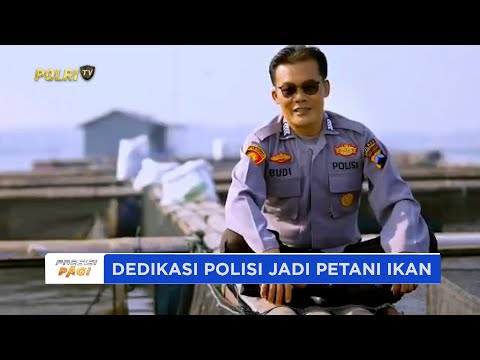DEDIKASI BRIPKA BUDI KOSTANTO PERSONEL POLRES GROBOGAN MENJADI PETANI IKAN DUKUNG KETAHANAN PANGAN