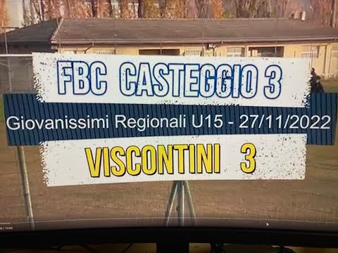FBC CASTEGGIO vs VISCONTINI  3 - 3
