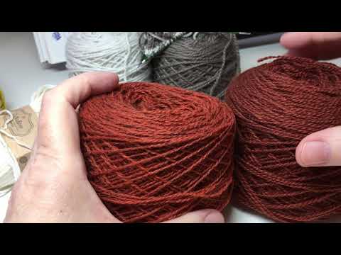 Cama Rose Yaku, Le Petite Lambswool, Isager Alpaca 2 Yarn Review for Fair Isle Knitting. Sept. 2020