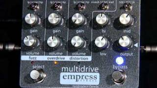 Video thumbnail for Empress Multidrive: Overdrive by ProGuitarShopDemos