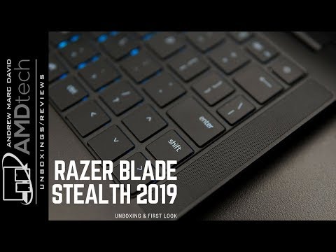 Razer Blade Stealth (2019) Unboxing: Whiskey Lake CPU + MX150 (25W) GPU
