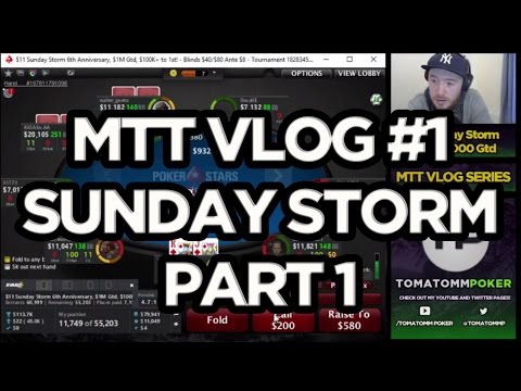 MTT VLOG #1 - Part 1 | $11 Sunday Storm, $1million Gtd