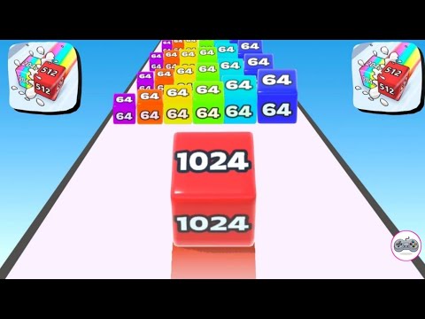 Satisfying Mobile Game Jelly Run 2048 (New Game)