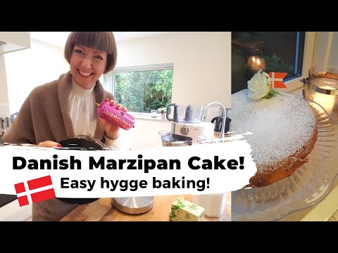 Easy Danish cake recipe with Marzipan - Mazarinkage - simple, hygge baking!