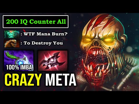 CRAZY META Raging Mana BURN 100% Counter Any Hero Diffusal Lifestealer Deleted Everyone IMBA DotA 2