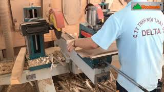 MÁY CẮT 2 ĐẦU KẸP HƠI WOODMASTER WM-442R