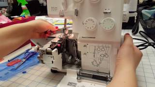 How to thread a serger - Lower Looper (Part 1 of 4)