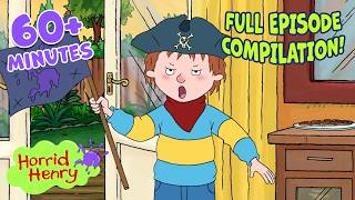 Henry's Purple Hand Gang Song | Season 3 Clip Compilation | Horrid Henry | 1+ HOUR