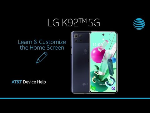 Learn and Customize the Home Screen on Your LG K92 5G | AT&T Wireless