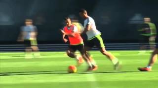 Cristiano Ronaldo, Modric & Gareth Balen scored goals at Real Madrid training