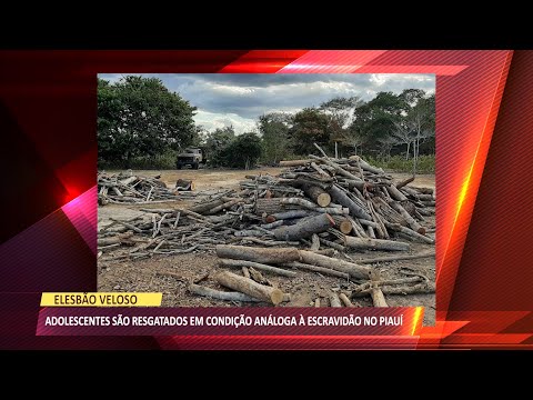 Adolescentes em situação de escravidão são resgatados na zona rural de Elesbão Veloso 25 06 202