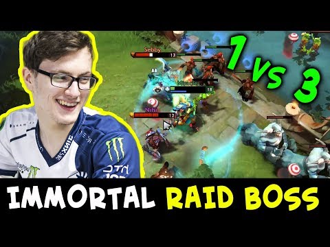 Miracle IMMORTAL RAID BOSS — 1 vs 3 on Battle Cup