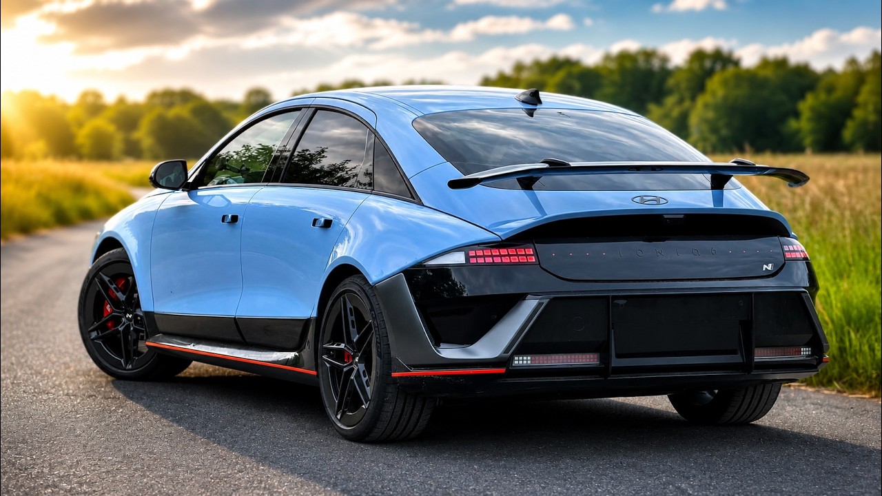 HYUNDAI IONIQ 6 N // 0-100 100-200 1/4 MILE & FULL REVIEW on AUTOBAHN
