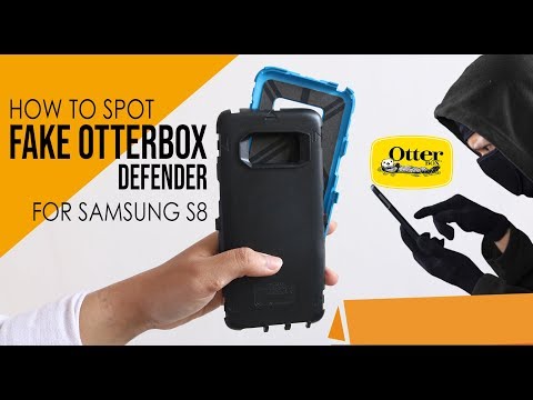 How to Spot Fake Otterbox Defender for Samsung Galaxy S8