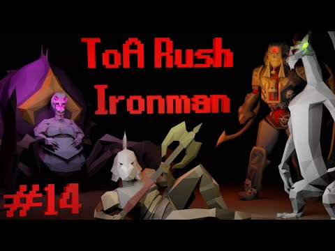 This New BIS Axe makes Raiding Easy | ToA Rush Ironman #14