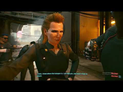 Meeting With Militech Agent Meredith Stout - Cyberpunk 2077