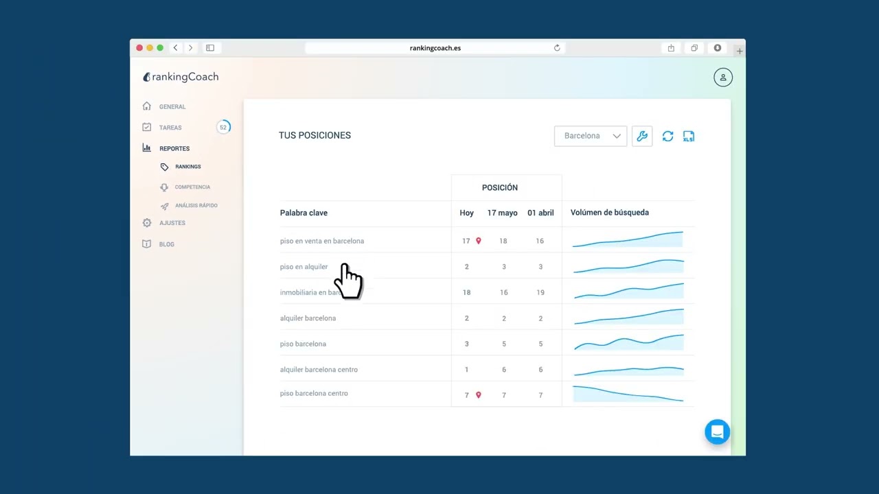 Vídeo: Primeros pasos con rankingCoach