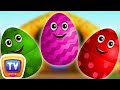 Surprise Eggs Nursery Rhymes | Old MacDonald Had A Farm | Learn Colours & Farm Animals | ChuChu TV