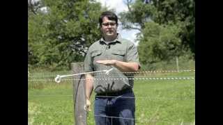 How To Install a Double Pigtail Offset Insulator On An Existing Fence