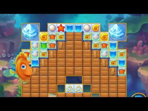 Fishdom gameplay level 1086