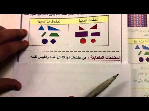 الصف الخامس الوحدة الخامسةدرس (14- 1)      المضلعات المتشابهة والمضلعات المتطابقة