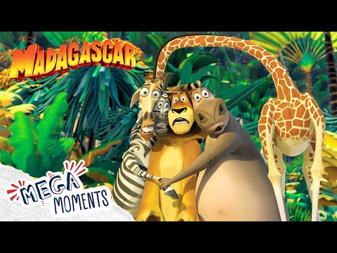 Adventure to the Wild! 🌿 🦁 🦒 | Madagascar | Extended Preview | Mega Moments