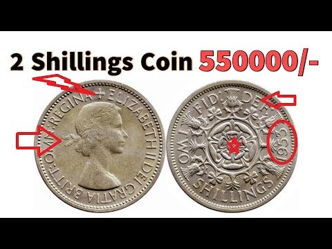 Rare British 2 Shillings Coin || Rare Foreign Coins || Rare World Coins || Rare UK Coins