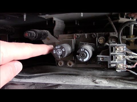 How to light the pilot on a gas fireplace