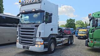 Ciężar&oacute;wka hakowiec Scania R500LB6X2 HHZ V8 Blatt/Blatt ROBSON 6x4 3 Pedals | Obrazek 4 - Autoline