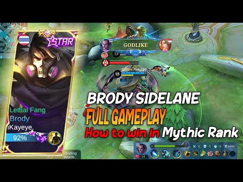 How to Brody vs Clint Gold lane 2022 in Mythic Ranked Game - mlbb